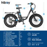 Hiboy EX6 Electric Bicycle for Adults, 500W Motor